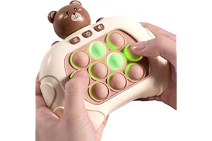 ‎BLOOOK BLOOOK Quick Push Spiel,Push It Pop Fidget Toys Game,Squeeze Toys,Schlag den Maulwurf,Early Development Toy,Busy Board Montessori Antistress Spielzeug,Poppets aus ABS & Silikon