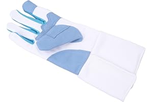 DEPISUTA Fechthandschuhe für Florett Degen und Säbel, gestrickter Stoff waschbar Fechthandschuh professionelle Fechtausrüstung, Fäustlinge für das tägliche Fechtkampf Training (S)