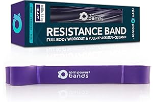 POWERBALL Bandas de Resistencia - RPM Power Bands - Bandas de Fitness para Entrenamiento de Fuerza y Potencia, Crossfit y Gimnasia | Estiramientos, Terapia, Yoga, Flexibilidad y Pullups