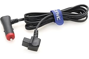 Eonvic 12V/24V Auto Kühlschrank Netzteil Kabel Zigarettenanzünder Stecker Auto Verlängerungskabel für Kühlbox Dometic, Alpicool, Waeco CF, ARB, Setpower, ICECO, Mobicool FR40 (RA-2,5M)