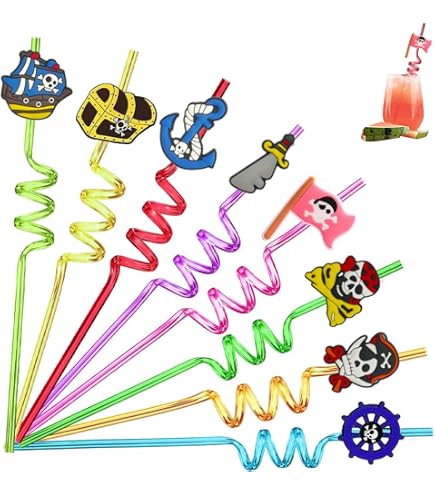 8 Cannucce A Forma Di Dinosauro Per Feste – Riutilizzabili E Colorate – Plastica Per Alimenti - 2