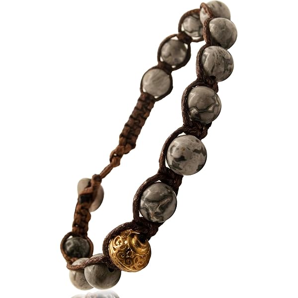Bracciale Tamashii Ruota Della Preghiera Con Onice Nero 6 Mm E Cilindri Argento - Unisex - Benedetto Dai Monaci Tibetani