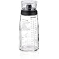 Leifheit Dressing Shaker, hochwertige Glasflasche mit verschiedenen Rezepten für Salatdressings, Messbecher mit…