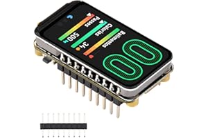 Waveshare ESP32-C6 1.47inch Touch Display Development Board 172×320 Resolution 262K Color LCD Screen,Supports WiFi 6 & Bluetooth,with Colorful RGB LED