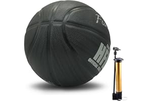 Fantecia Ballon de Basket Taille 7, Ballon de Basket en Caoutchouc pour compétition Professionnelle, Ballon d'entraînement à Rebond élevé