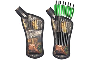 ‎SHARROW Wolfman Archery Arrow Quiver Crossbow Arrow Quiver Waist Hanging Carry Bags Hip Arrow Bag Holder Waist Hanging Hunting Shooting Accessories