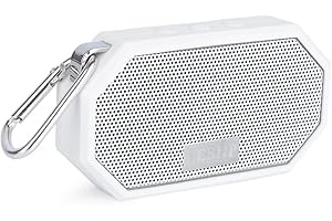 bestyks Mini altoparlante Bluetooth, altoparlante Bluetooth portatile con subwoofer passivo, impermeabile e antipolvere, adatto per altoparlanti Bluetooth per interni ed esterni (bianco)