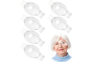 Larrel 6 styck Ögonskydd Efter Ögon, Ögonbindel Medicinskt Transparent Plast Ögonplaster Bekväm Ögonmask För Vuxna Efter Oper