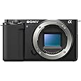 Sony Alpha ZV-E10 APS-C Camera | 24.2 MP vlog Camera | Made for Creators | Advanced Autofocus | Clear Audio & 4K Movie Recording - Black