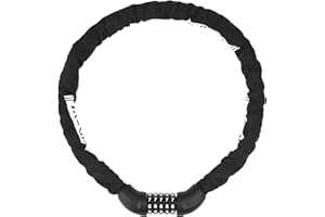 Candado de Bicicleta con 5 Dígitos,VOTUKU Piton Moto Cerradura de Bloqueo Antirrobo, Candado Combinación, Candado de Cadena Bicicleta Antirrobo, para Moto Bicicleta, Camuflaje, 90cm