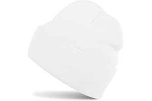 styleBREAKER Unisex Beanie Strickmütze Einfarbig, Feinstrick Mütze doppelt gestrickt, warme Winter Strickbeanie 04024029
