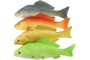 Gresorth 4 Pack Künstlich Karpfen Sammlung Fälschung Fisch Dekoration Zuhause Küche Tabelle Anzeigen