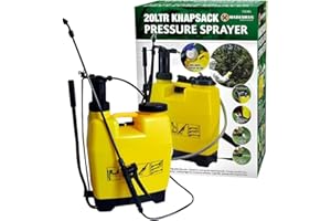 BARGAINS-GALORE BARGAINSGALORE 20L KNAPSACK PRESSURE SPRAYER WATER SPRAY BOTTLE BACKPACK WEED KILLER LITRE GARDEN