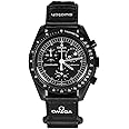 Swatch BIOCERAMIC MISSION TO THE MOONPHASE - NEW MOON - Black SO33B700, Unisex