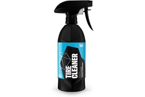 Gyeon Limpiador de neumáticos de 500 ml, limpiador de neumáticos y goma, elimina fácilmente el brillo y los apósitos de neumáticos viejos, limpia profundamente los neumáticos y el borde de goma,