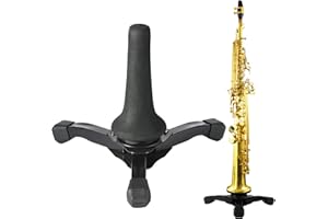 Sirseon Support pour Sax Soprano – Trépied stable et pliable, base porte-trépied, pour outils à vent pour flûte clarinette hautbois Saxophone Soprano Instrument à vent