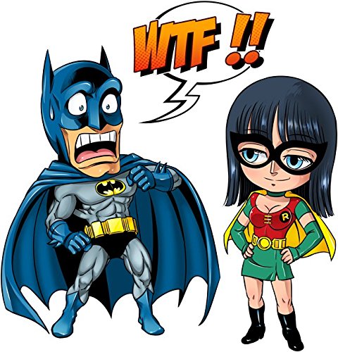 One-Piece-Batman-Lustiges-T-Shirts-Batman-und-Robin-One-Piece-Batman-Parodie
