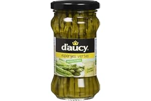 D'aucy Asperges Vertes Miniatures, Le Bocal de 100g net égoutté