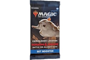 Magic The Gathering D10050001 D&D Battle for Baldurs Gate Commander Legends Set Booster, Multi