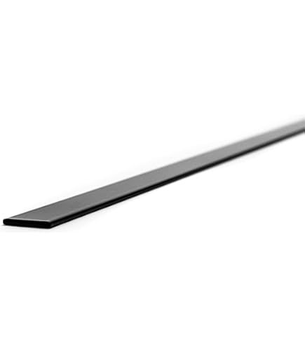 Plaque De Bardage De Rive En Aluminium Laqué RAL 9005 Noir Profond - 2 Mm, Longueurs 1m/1,5m/2m