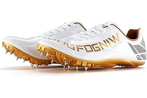 BLBK Spikes Leichtathletik 8 Nägel Unisex-Leichtathletikschuhe, Jugendsportschuhe mit Spikes und Sprint Herren Damen und Kinder