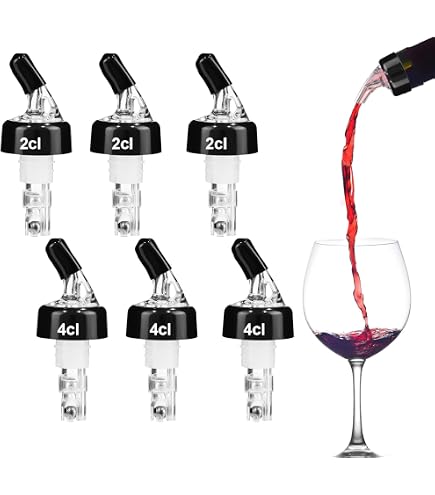 BOTTLE MASTER 20 Ml Portionierer Für Spirituosen – 2 Cl Schnapsdosierer Rot
