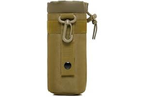 HUNTVP Sac de Bouteille d'eau Pochette Militaire Tactique Molle de Porte-Bouteille Réglable pour Camping Randonnée Escalade Cyclisme