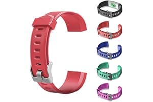 AGZHU Replacement Straps Bands, Adjustable Straps, Colorful Watchband Accessory Replacement Straps Fitness Tracker for ID115Plus HR Smart Watch