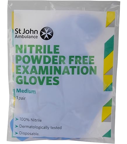 St John Ambulance Vinyl Pre-Powdered Gloves Small (Box Of 100