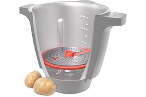 Wundermix - WunderPeeler® V2 Éplucheur pour Monsieur Cuisine Connect, Trend & Smart • Éplucheur de pommes de terre et légumes avec râpe en plastique robuste • Accessoire pratique pour MC