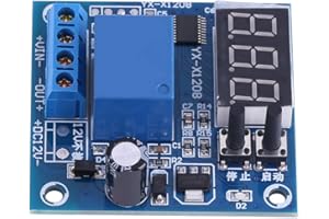 HILITAND Interruptor de bajo voltaje de 12 V Almacenamiento Tarjeta de protecci¨®n de la bater¨ªa Subtensi¨®n Enciende/apaga el m¨®dulo de controlador autom¨¢ticamente