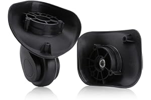 AGATIGE Kółka bagażowe, 2 sztuki, Mute Swivel, uniwersalne kółka, zamienniki, akcesoria do walizek podróżnych