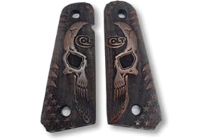 Zib Grips für 1911-Griffe, 1911-Vollgröße, 1911-Punisher, Handfeuerwaffengriffe, 1911-Holzgriffe, 1911-Griffe in voller Größe, Punisher-Griffe, 1911-Zubehör, weitgehend passend für 1911-Modelle (Punis