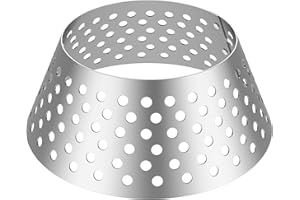 onlyfire Cestello Cavo per Carbonella in Acciaio Inossidabile per Griglie a Carbonella Weber da 57/67 cm, Cestino per Carbone per XL Big Green Egg & Kamado Joe e Altre Barbecue di Dimensioni Simili