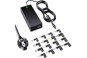 Yisbat 90W Universal Laptop Ladekabel Kompatibel mit Lenovo HP Dell JBL ASUS Acer Samsung Medion Toshiba Sony Fujitsu MSI PC Ladegerät mit 16 Adapterstecker