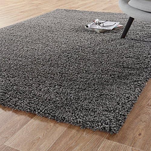 Sunshine Cool Marmer Grey (70071-033) Hand Tufted Shaggy Rug 120cm x 170cm
