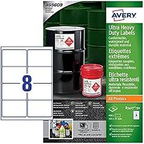 Avery B 3427-50 Formato A4, Ultra Resistenti Impermeabili GHS - 13
