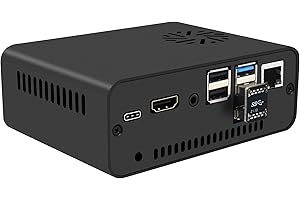 Geekworm NASPi-Lite 2.5 Inch SATA HDD/SSD Case NAS Storage Kit for Raspberry Pi 4 8GB/4GB/2GB (Not Include Pi 4)