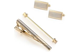 Wynameleri Ensemble de boutons de manchette et pinces à cravate classiques pour homme, mariage, fête des pères, accessoire de décoration pour affaires, anniversaire, boutons de manchette personnalisés