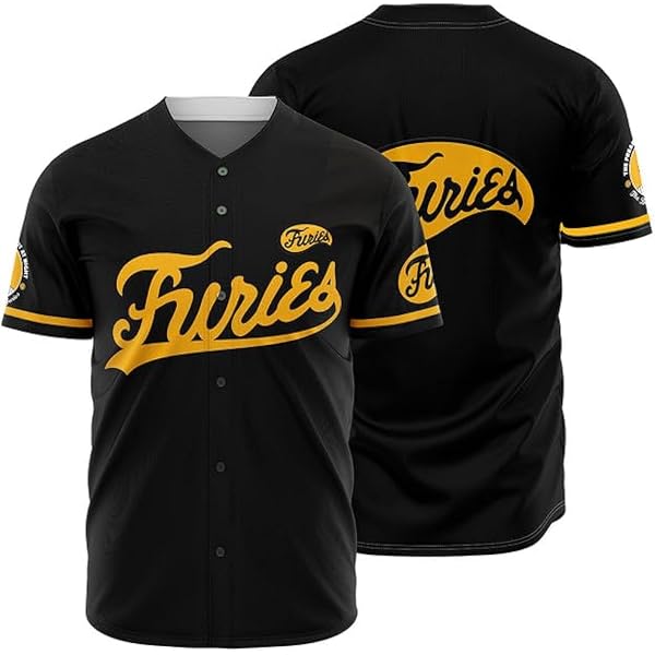 Maglietta Uomo 3stylercollection I Guerrieri Della Notte - Baseball Furies, 100% Cotone Made In Italy - 4