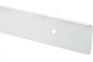 TC FABRICATORS T&C™ 38mm-40mm Kitchen Worktop Finishing Profiles 3mm Radius Top & Bottom - Hand Finished - Polished Silver Finish (630mm Long Worktop End Cap)