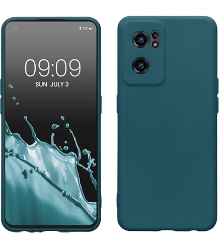RankOne Handyhülle Für OnePlus Nord 2 5G – Stoßfest, TPU, CD-Muster In Orange – Rundumschutz
