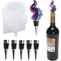 Moule Silicone 10 Cavités Pour Bouchons De Bouteille DIY – Forme Lapin – Démoulage Facile – Pour Résine époxy