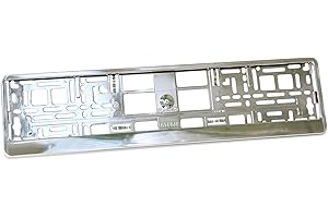 TAPORT 1x Car Registration License Number Plate Surround Holder Frame ALL STYLES (SUPER CHROME)