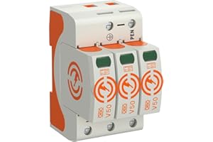 OBO Bettermann® Kombiableiter V50, 3-polig 280 V, 5093511 | Blitzstrom-Kombiableiter Typ 1+2 | CombiController V50