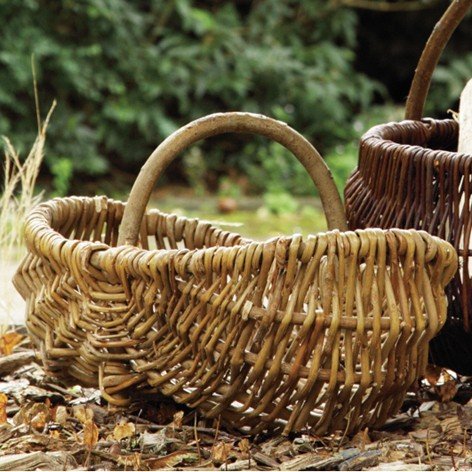 Glunz Gartenkorb48X30 grün e Weide 533 / 48