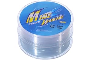 TSUWNO Lenza da pesca Siming - Filo di nylon monofilamento trasparente forte 0,4mm, con una lunghezza di 100 metri per la tua pesca perfetta.