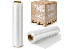 Merrimen 400 mm x 150 m robust stretchfilm i plast för lager eller flyttning