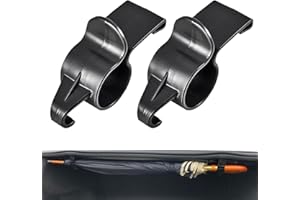 Maidong Ombrello per organizzatore del Bagagliaio dell'auto, portaombrello per Il Coperchio del Bagagliaio dell'auto, Staffa di Montaggio per Bagagliaio da 2 Pezzi, Portaombrello per Auto