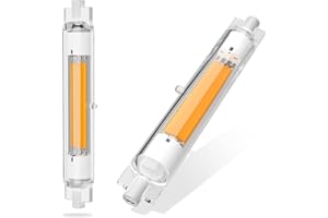 ZJZG R7S LED 118mm, Lampadina R7S LED 118mm 30W Equivalenti a 300W Lampadina Alogena, Lampadina LED Dimmerabile, Bianco Calda 3000K 3000LM, Alta luminosità Nessun Sfarfallio, 2 Pezzi